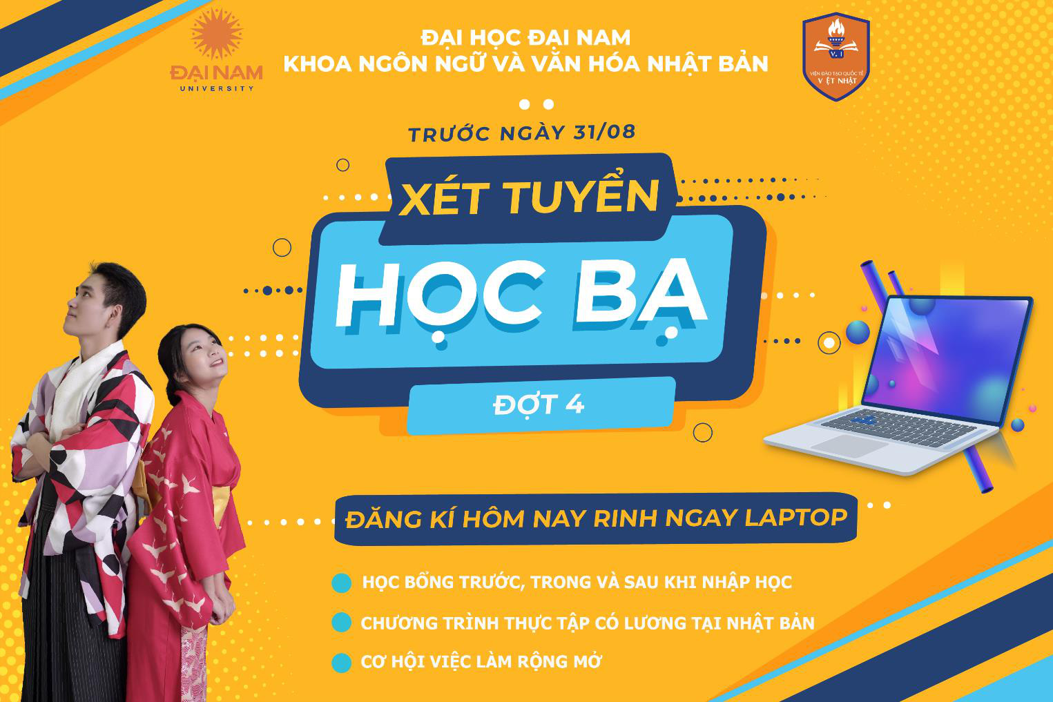 Đăng ký Khoa Ngôn ngữ và Văn hóa Nhật Bản - ĐH Đại Nam nhận ngay học bổng - Ảnh 3.