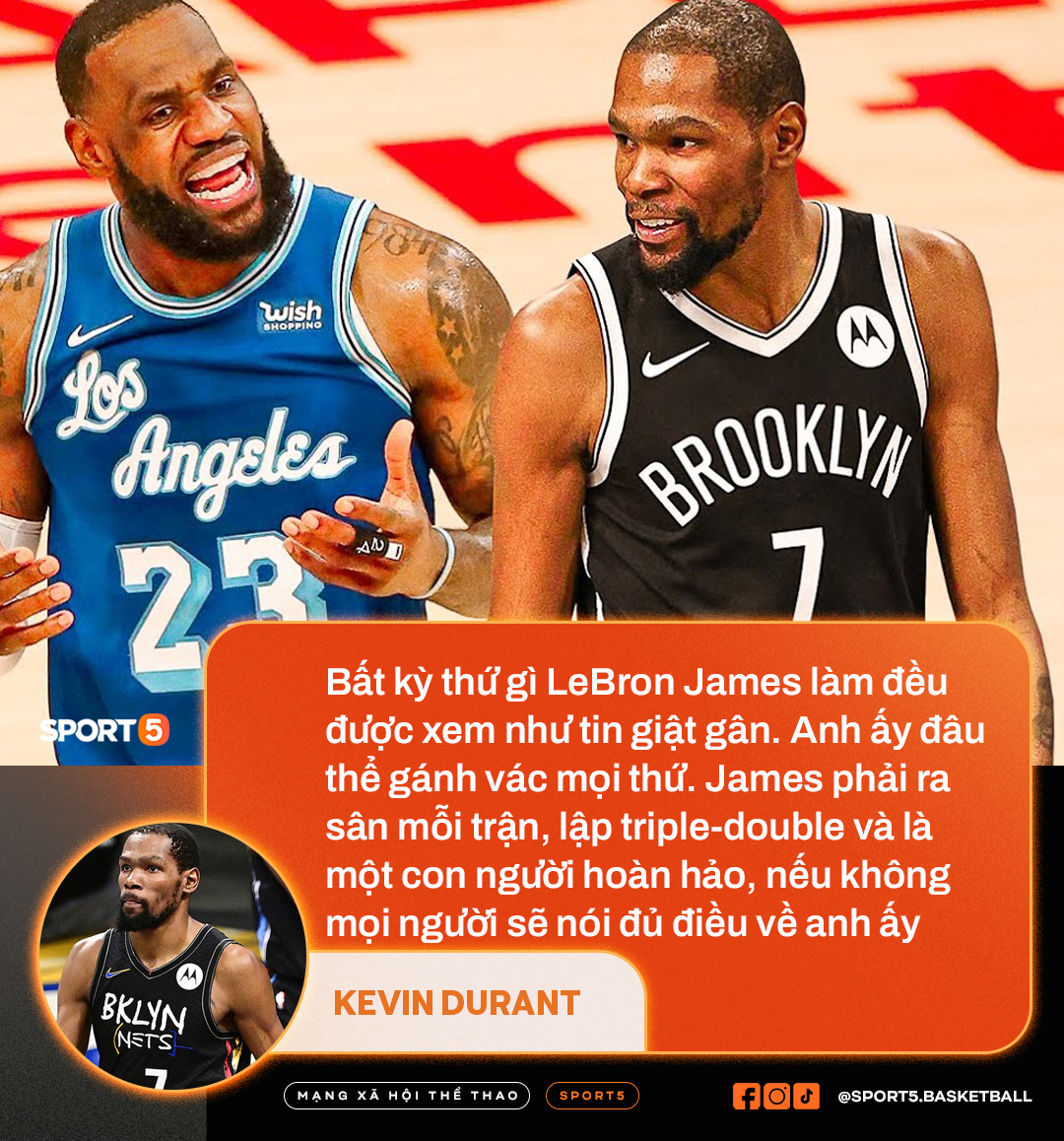 Kevin Durant bất ngờ lên tiếng bênh vực LeBron James trước những chỉ trích  - Ảnh 2.