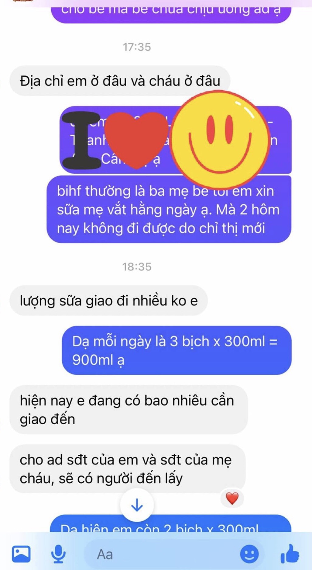 Xúc động chiến sĩ công an Đà Nẵng đi giao sữa cho bé 7 tháng tuổi sau khi nhận được một tin nhắn - Ảnh 2.