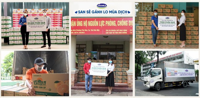 Vinamilk tặng 45.000 phần quà cho người dân gặp khó khăn tại TP.HCM, Bình Dương, Đồng Nai - Ảnh 1.