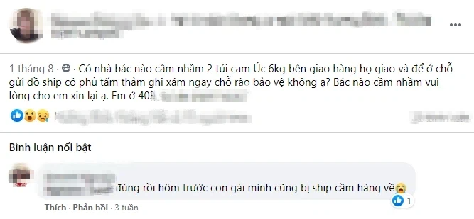 Những ngày giãn cách ở chung cư: Dở khóc dở cười cảnh nhận hàng ship, khi thì nhận nhầm, khi thì bị tế sống &quot;đồ ăn cắp&quot; - Ảnh 4.