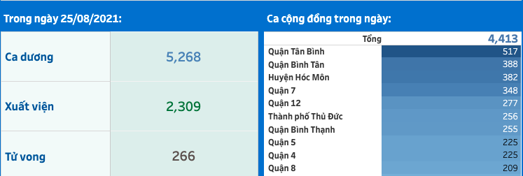 TP.HCM: Tỷ lệ nhiễm đã giảm còn 3,6% nhưng F0 trong cộng đồng cao, có quận, huyện từ 90-100%  - Ảnh 1.