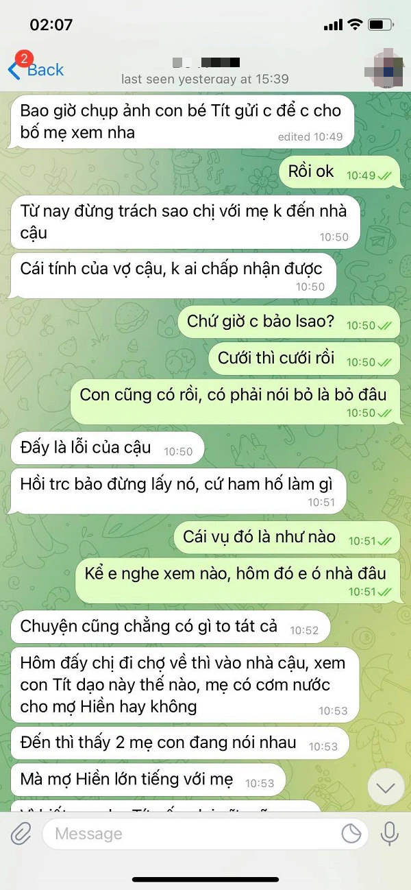 Hết lòng vì chồng con, vậy mà đọc những tin nhắn anh gửi cho chị gái, mặt tôi như bị tạt gáo nước lạnh - Ảnh 1.