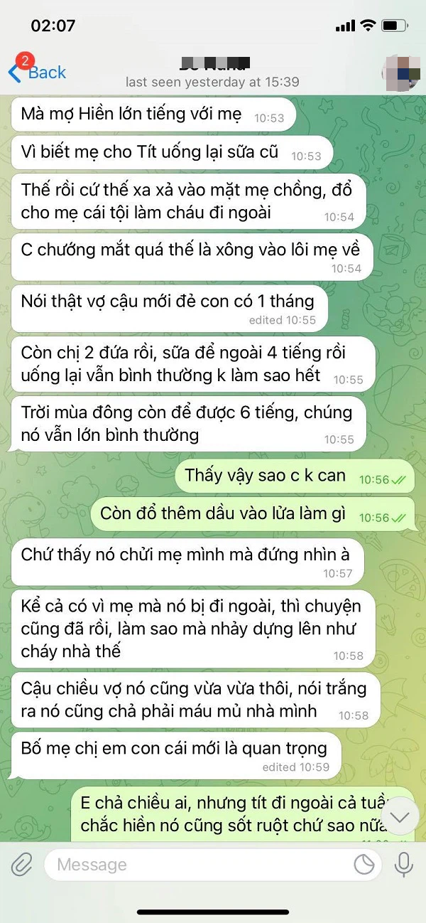 Hết lòng vì chồng con, vậy mà đọc những tin nhắn anh gửi cho chị gái, mặt tôi như bị tạt gáo nước lạnh - Ảnh 2.