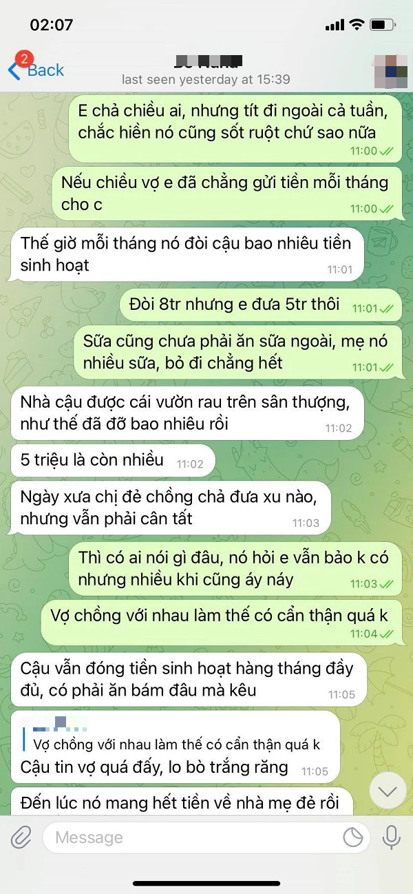 Hết lòng vì chồng con, vậy mà đọc những tin nhắn anh gửi cho chị gái, mặt tôi như bị tạt gáo nước lạnh - Ảnh 3.