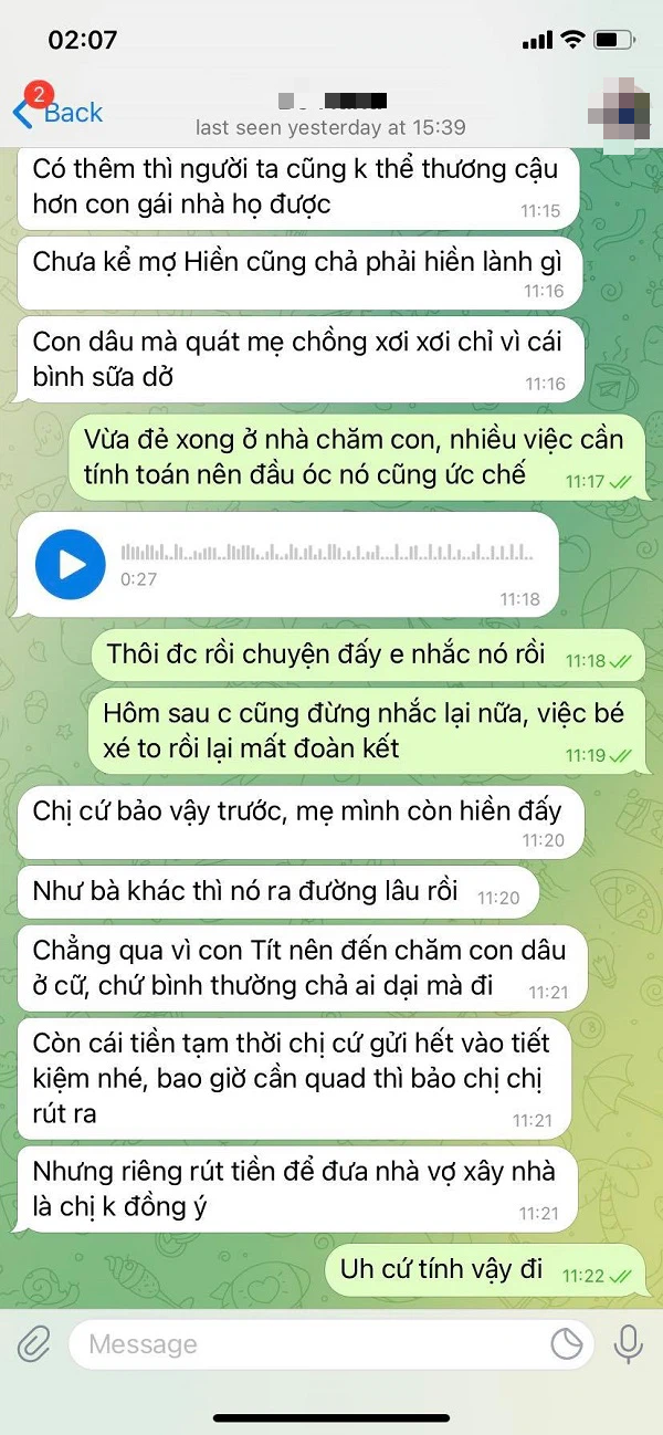 Hết lòng vì chồng con, vậy mà đọc những tin nhắn anh gửi cho chị gái, mặt tôi như bị tạt gáo nước lạnh - Ảnh 6.