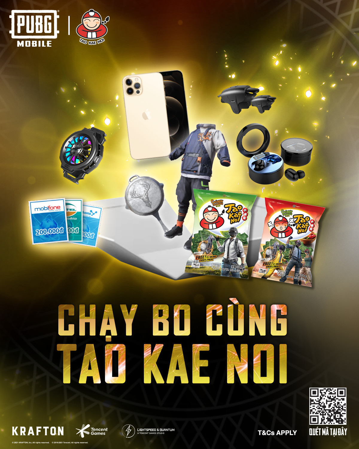 Đắm chìm trong chuỗi sự kiện hợp tác giữa PUBG Mobile và snack rong biển Tao Kae Noi - Ảnh 3.