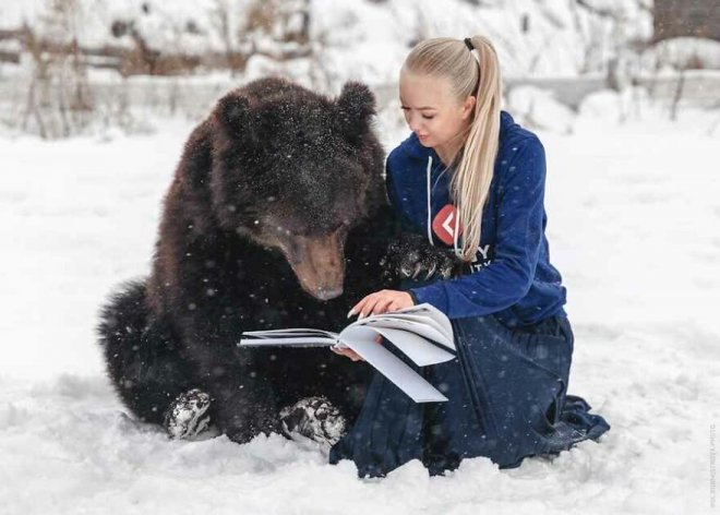 Cứu gấu con khỏi rạp xiếc, cô gái Nga tìm thấy bạn thân trọn đời - Ảnh 7.