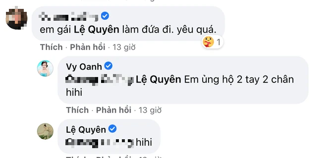 Lệ Quyên được khuyên làm thêm đứa nữa, Vy Oanh ủng hộ 2 chân 2 tay còn chính chủ phản ứng thế nào? - Ảnh 2.