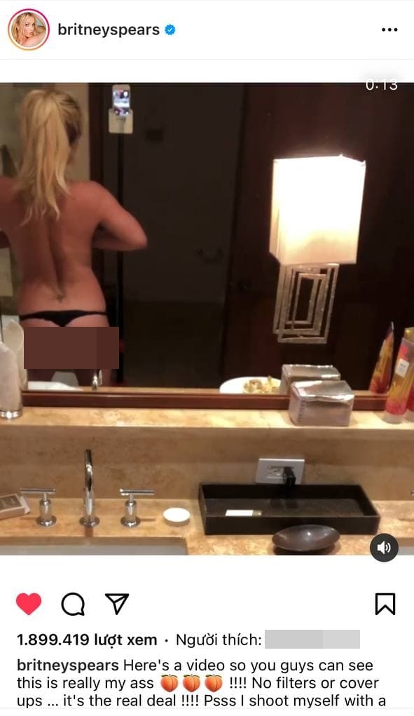 Hết bán nude khoe ngực giờ Britney Spears còn trưng trổ vòng 3, lý do đăng ảnh phô bày cơ thể như muốn ám chỉ điều gì? - Ảnh 1.