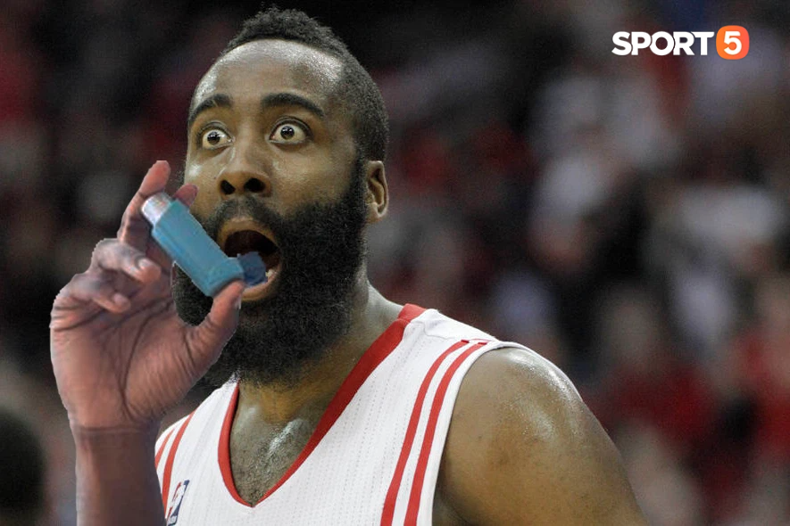 James Harden phải chịu đựng căn bệnh hen suyễn, &quot;bở hơi tai&quot; vì gánh vác đội bóng - Ảnh 1.