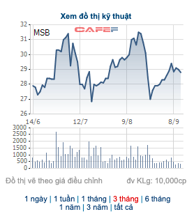 Vừa mua vào 6,3 triệu cổ phiếu được nửa tháng, nhóm cổ đông lớn của MSB lại bán ra 5 triệu cổ phiếu - Ảnh 1.