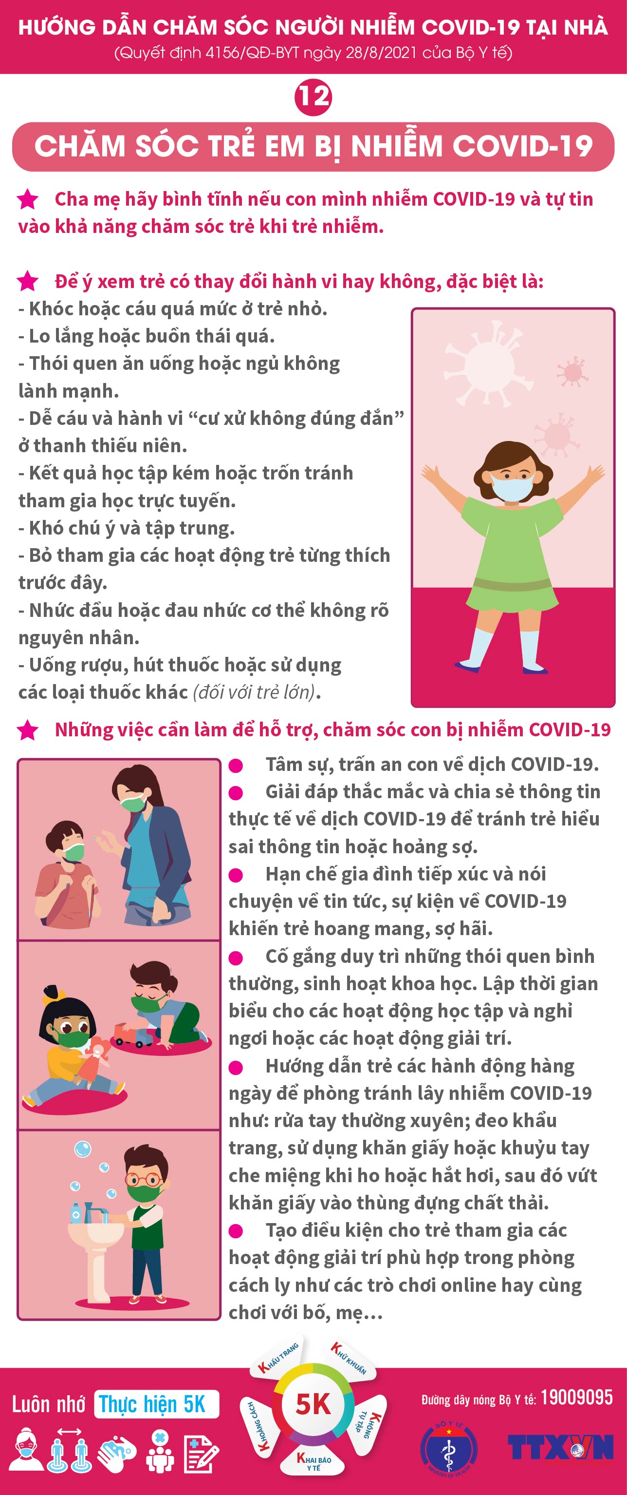 Infographic hướng dẫn chăm sóc người nhiễm Covid-19 tại nhà  - Ảnh 13.