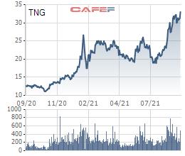 Cổ phiếu giao dịch quanh vùng đỉnh, Dệt may TNG chốt quyền phát hành gần 6,4 triệu cổ phiếu trả cổ tức - Ảnh 1.