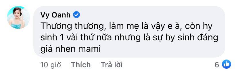 Võ Hạ Trâm lần đầu tiết lộ cảm giác &quot;ngột ngạt&quot; khi có con, Vy Oanh liền để lại bình luận gây chú ý - Ảnh 4.