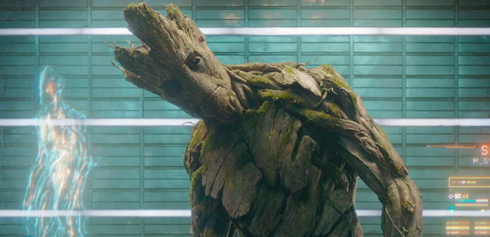 Thì ra chàng Groot trong Marvel có thật ở hậu trường nhưng trông quá sợ, dàn diễn viên nhìn mà không sang chấn thì quá nể! - Ảnh 1.