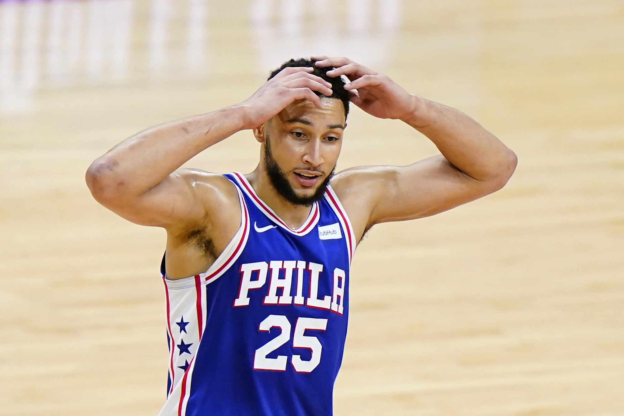 &quot;Bít cửa&quot; tương lai ở Philadelphia 76ers, Ben Simmons sẽ về đâu trước thềm mùa giải 2021-2022 - Ảnh 1.