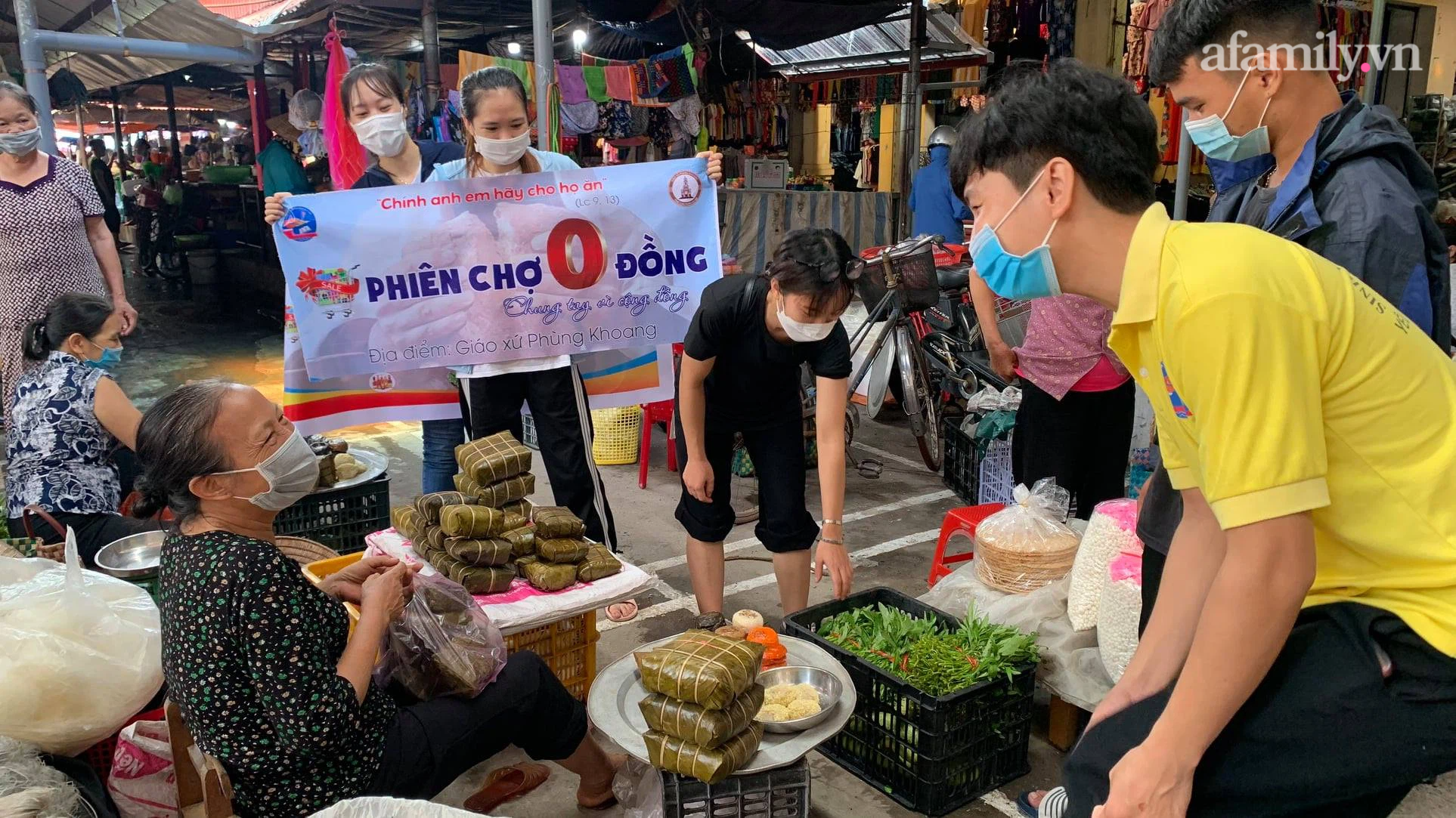 &quot; Phiên chợ 0 đồng&quot; dành cho những người mắc kẹt vì dịch Covid-19