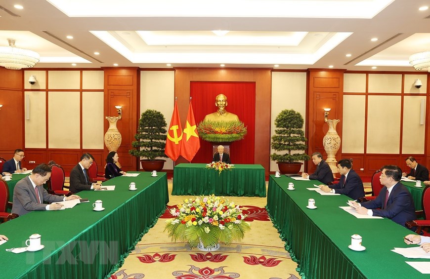 Tổng Bí thư Nguyễn Phú Trọng điện đàm với Tổng Bí thư, Chủ tịch nước Trung Quốc Tập Cận Bình - Ảnh 2.