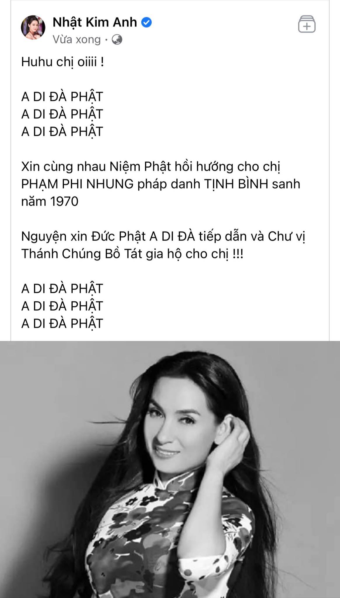 Sao Việt bàng hoàng, đau xót khi nghe tin Phi Nhung qua đời: Phép màu đã không xảy ra! - Ảnh 7.