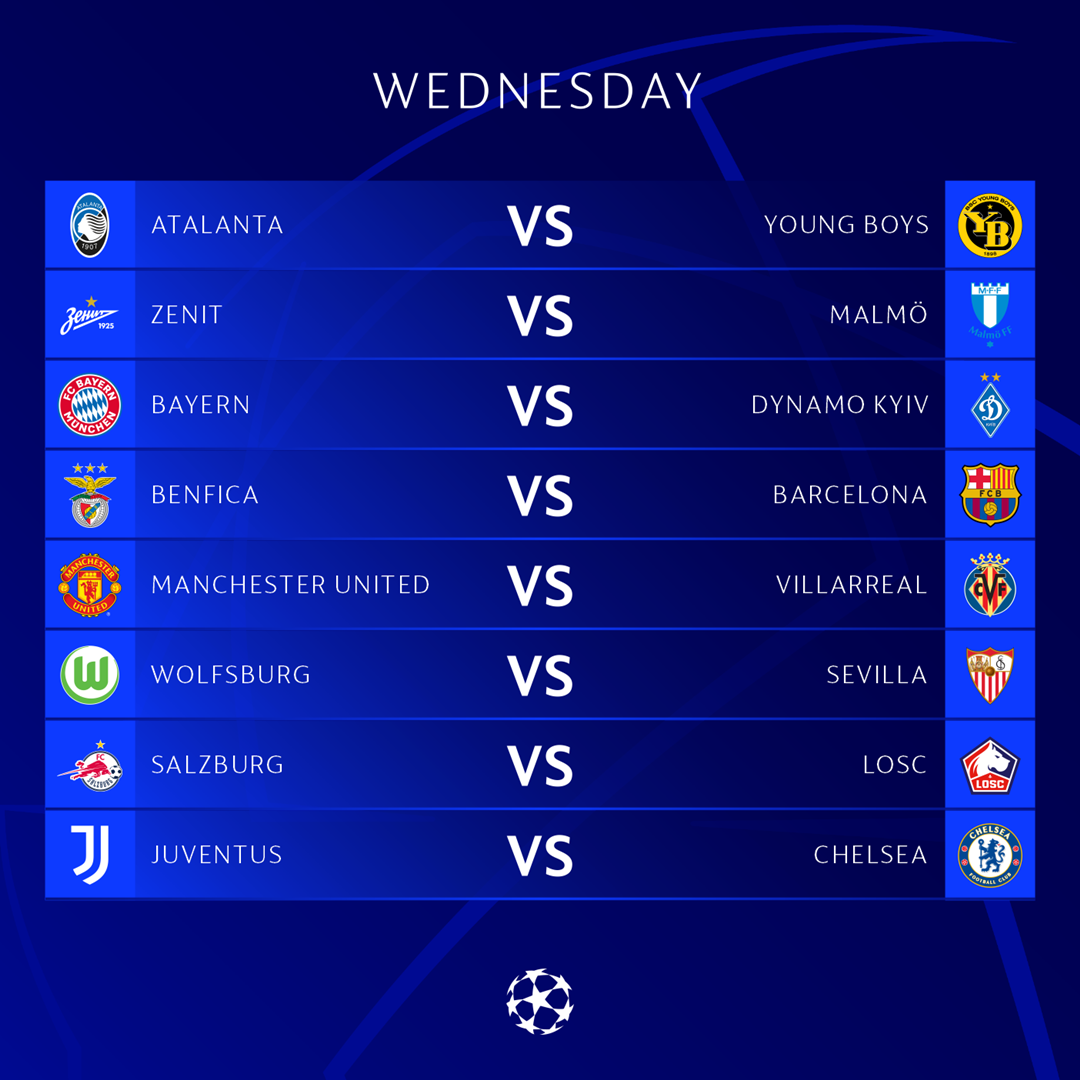 Lịch thi đấu, lịch phát sóng Champions League đêm mai (29/9) - Ảnh 1.