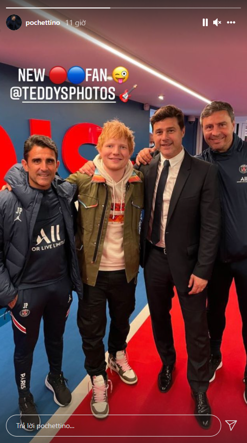 Ed Sheeran được Messi đăng ảnh chụp chung lên trang Facebook có hơn 104 triệu lượt theo dõi - Ảnh 4.