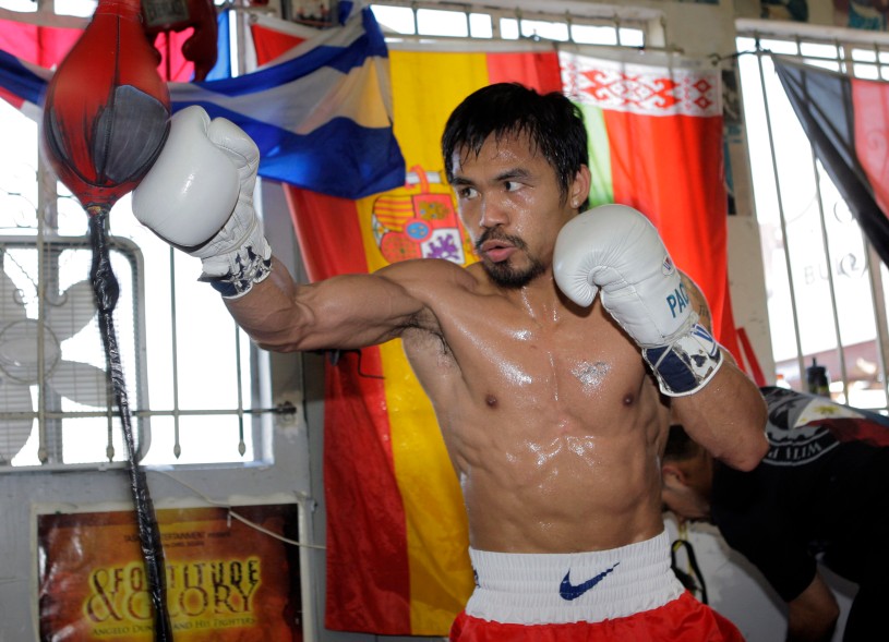 Sự nghiệp của huyền thoại Manny Pacquiao qua ảnh: Khoảnh khắc không thể quên của nhà vô địch thế giới ở 8 hạng cân - Ảnh 6.