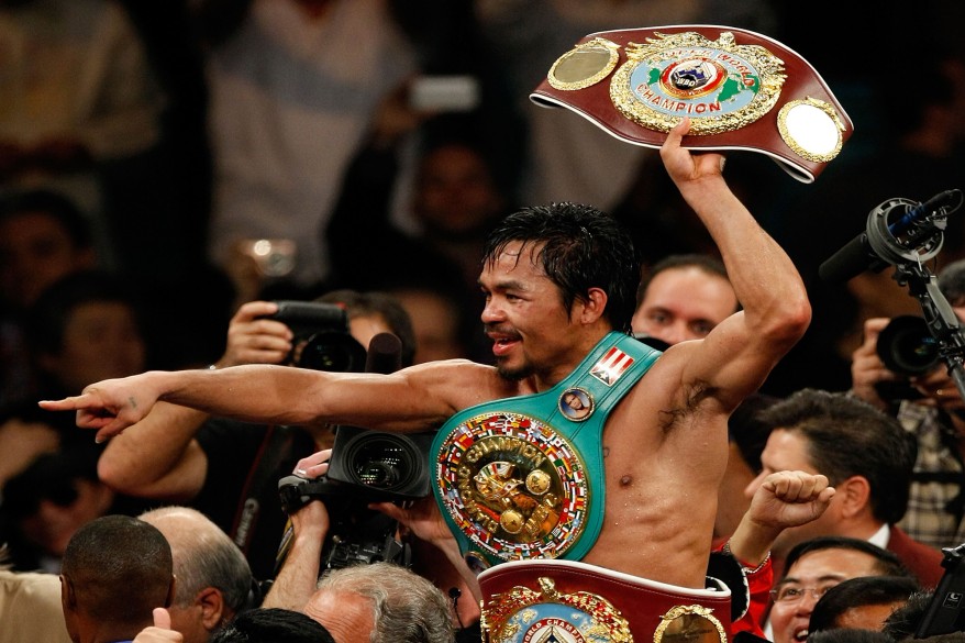 Sự nghiệp của huyền thoại Manny Pacquiao qua ảnh: Khoảnh khắc không thể quên của nhà vô địch thế giới ở 8 hạng cân - Ảnh 7.