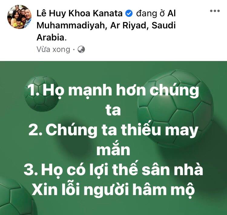 Duy Mạnh gửi lời xin lỗi, Tấn Trường cổ vũ đồng đội sau trận Việt Nam 1-3 Saudi Arabia - Ảnh 3.