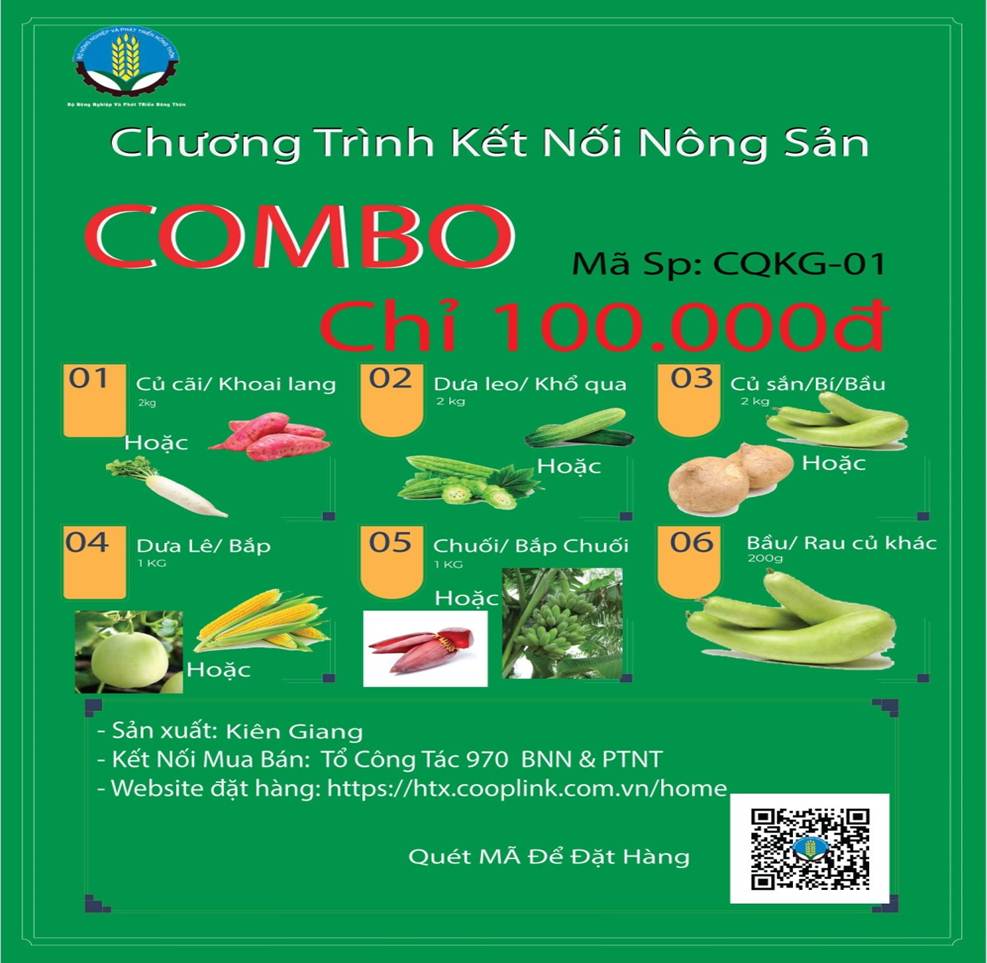 Nhiều loại combo nông sản chất lượng tới người dân TP.HCM - Ảnh 1.