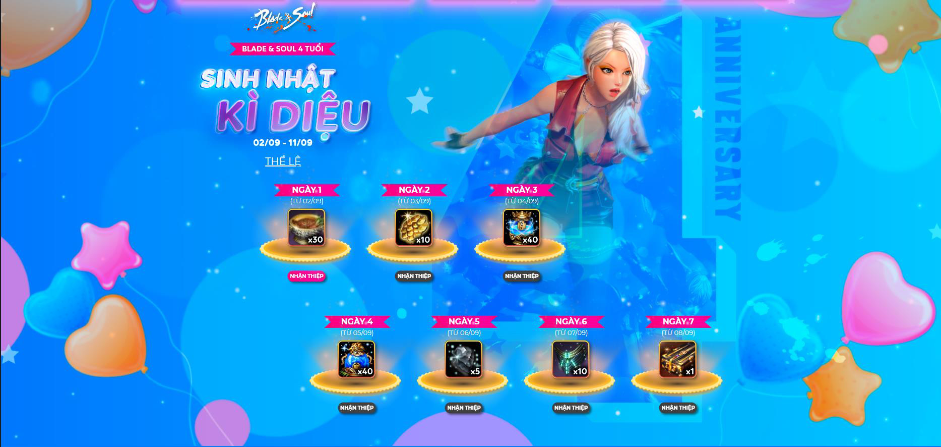 Tham gia ngay loạt sự kiện tưng bừng đón chào sinh nhật 4 tuổi của tựa game Blade & Soul - Ảnh 9.