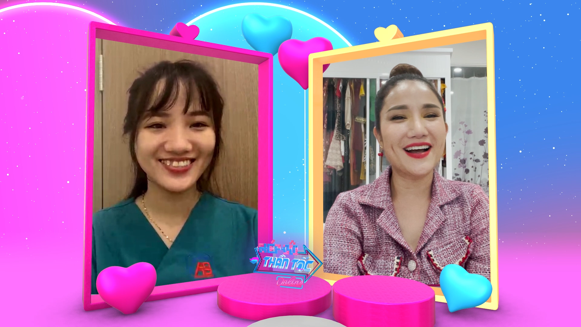 Nữ điều dưỡng đang chống dịch Covid-19 được show hẹn hò mai mối online ngay tại bệnh viện - Ảnh 1.