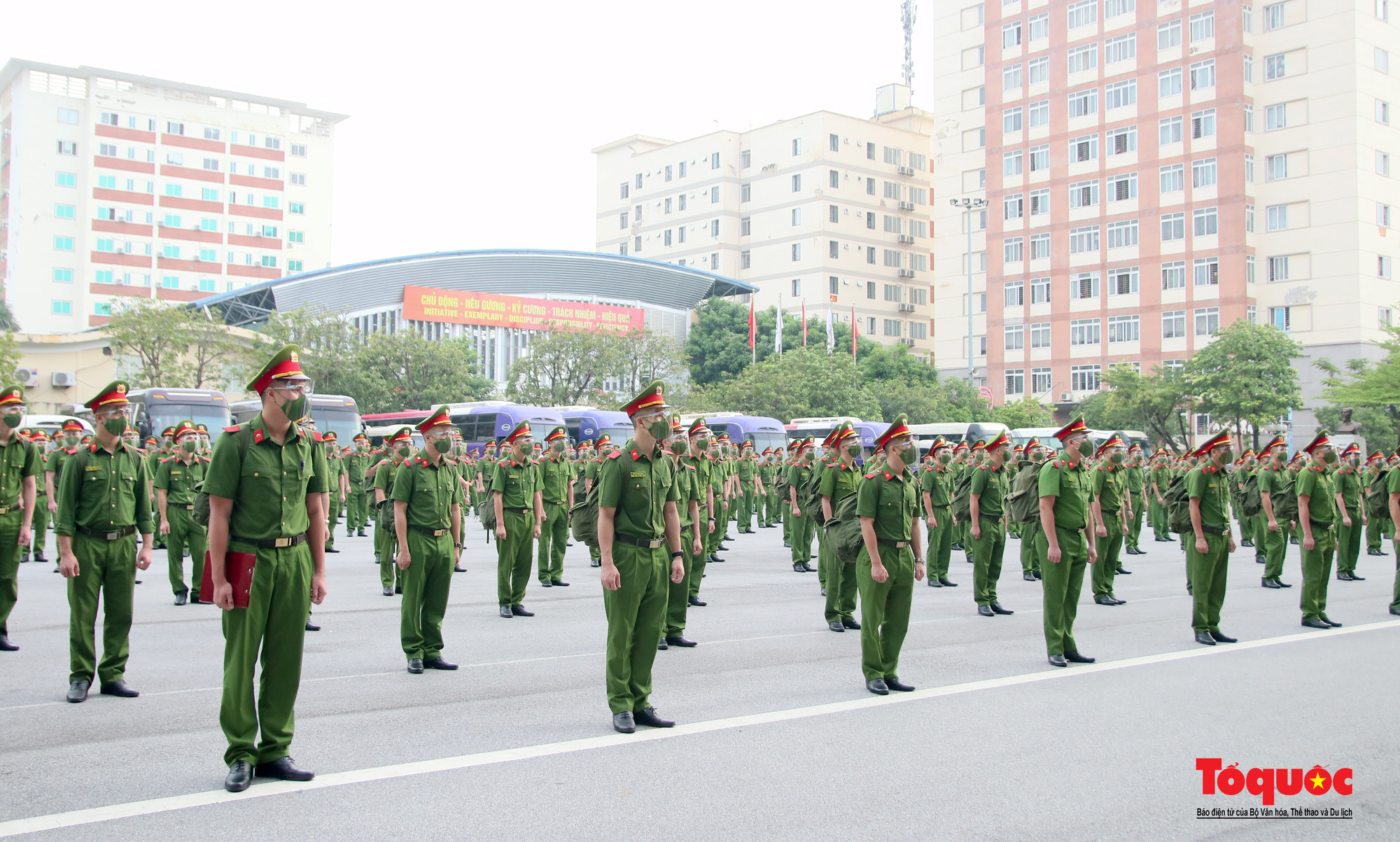 650 cán bộ, học viên Học viện CSND chi viện các tỉnh phía Nam chống dịch - Ảnh 4.