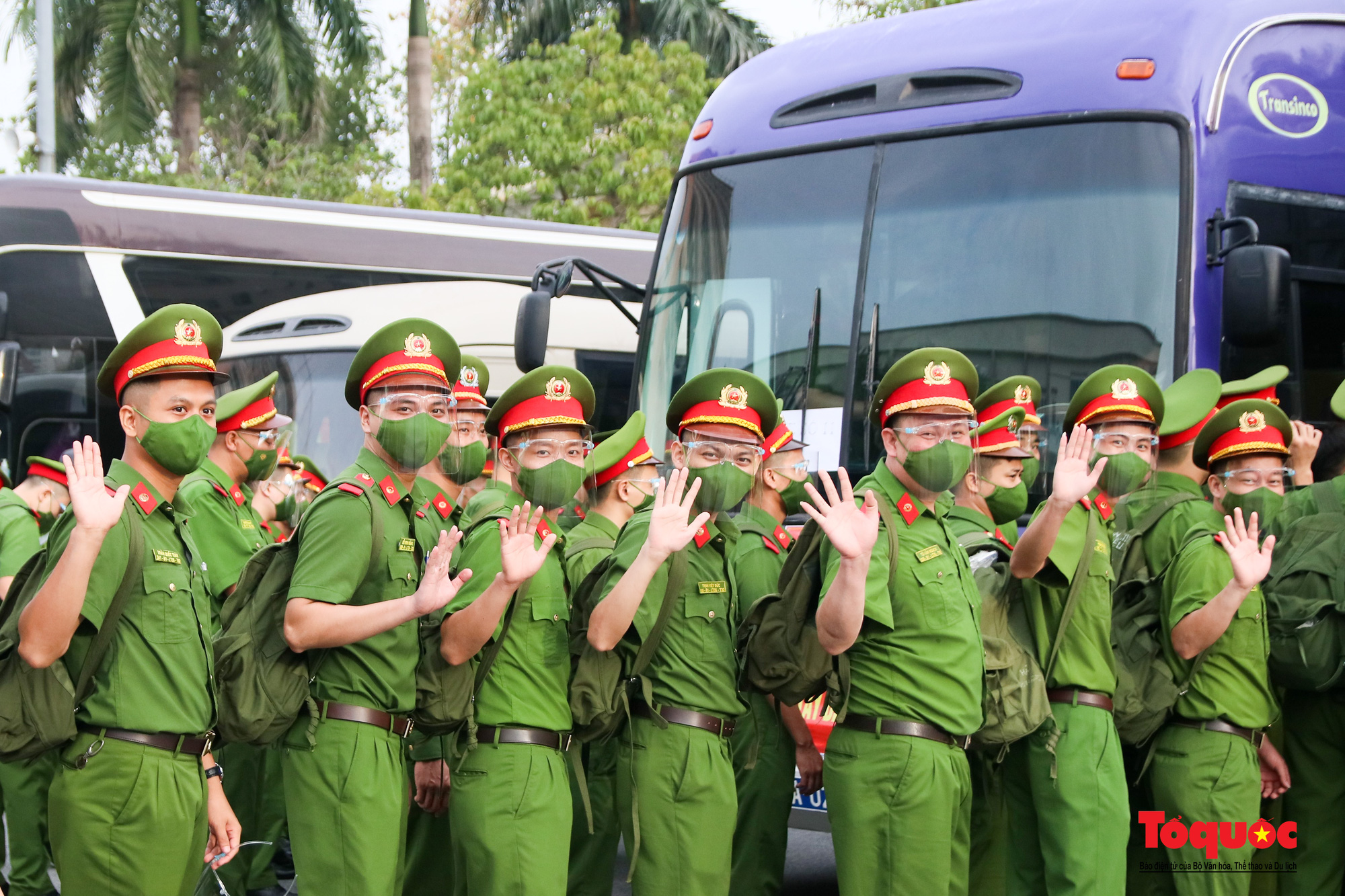 650 cán bộ, học viên Học viện CSND chi viện các tỉnh phía Nam chống dịch - Ảnh 9.