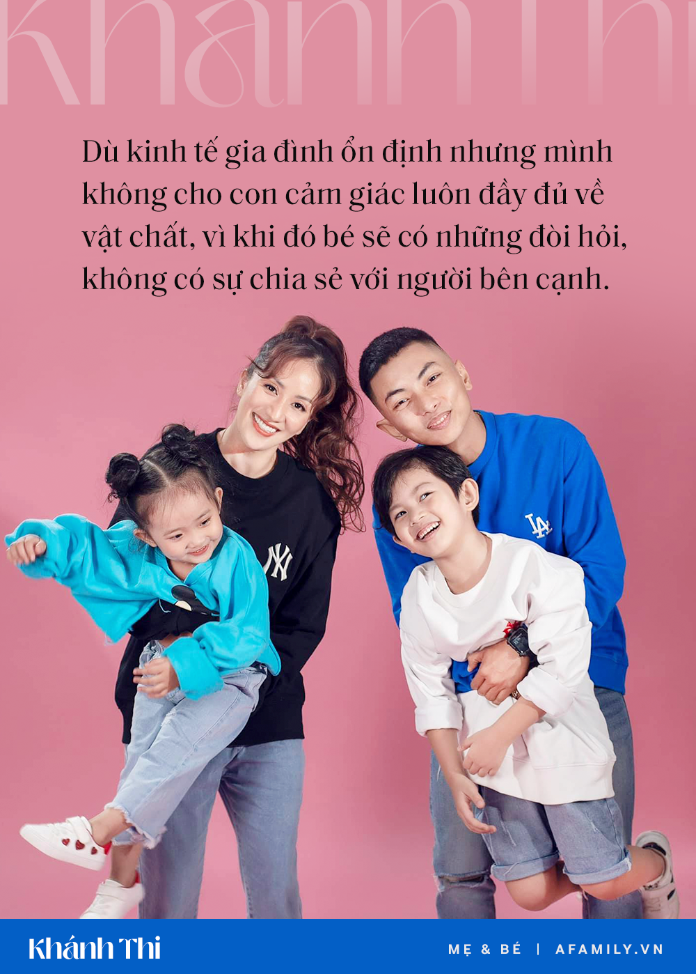 Phỏng vấn Khánh Thi trong vai trò làm mẹ: Học được nhiều điều từ con, thích sinh thêm bé thứ 3 nhưng băn khoăn vì một điều - Ảnh 3.