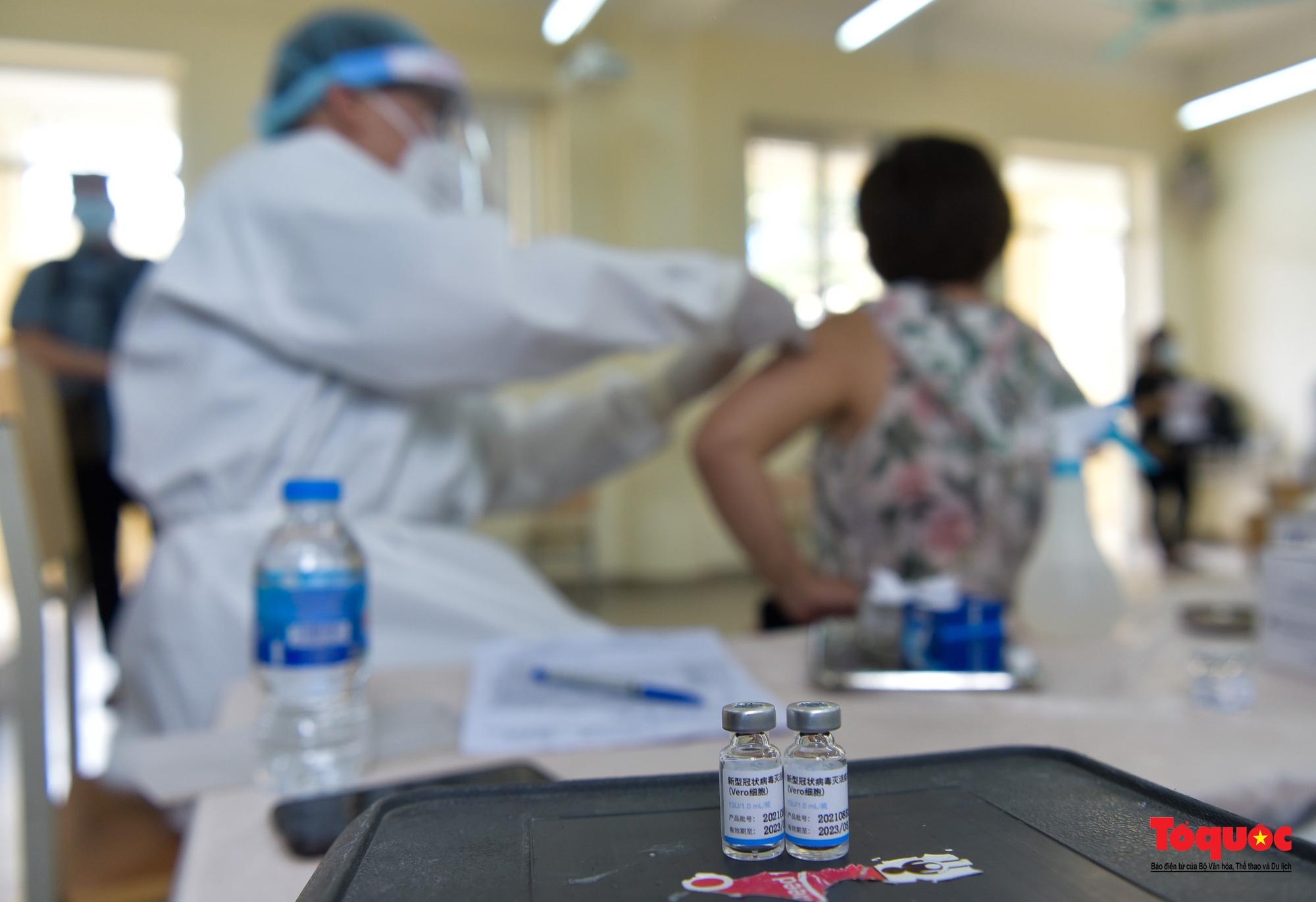 Đoàn y bác sĩ Bắc Giang hỗ trợ tiêm vaccine Vero Cell tại Hà Nội - Ảnh 10.