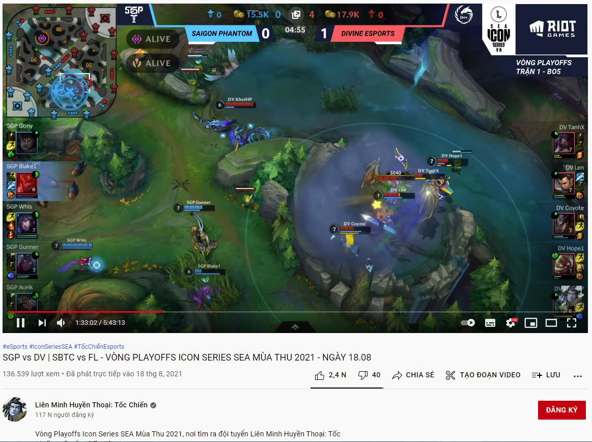 Icon Series SEA mùa Thu 2021, giải đấu eSports thành công trong mùa dịch - Ảnh 1.