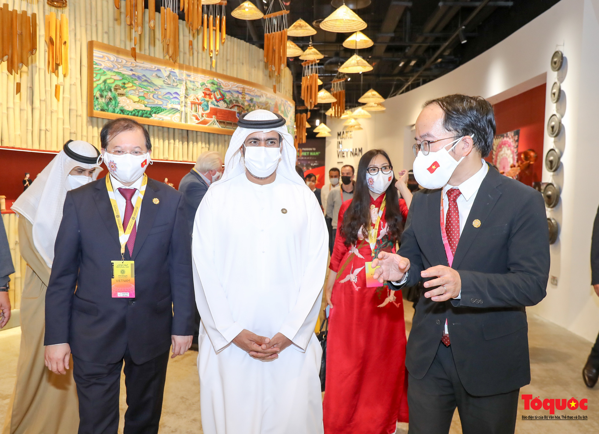 EXPO 2020 Dubai: Nhà Triển lãm Việt Nam đón vị khách đặc biệt - Ảnh 4.