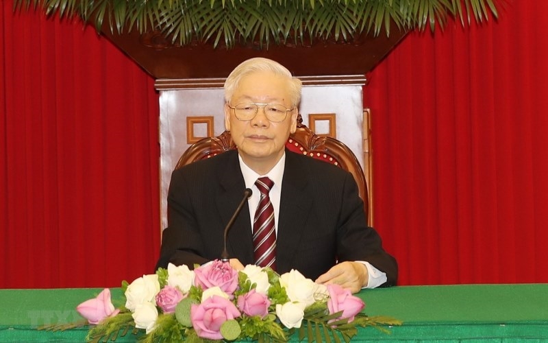 Tổng Bí thư Nguyễn Phú Trọng trả lời phỏng vấn nhân dịp Năm Mới 2022 - Ảnh 1.
