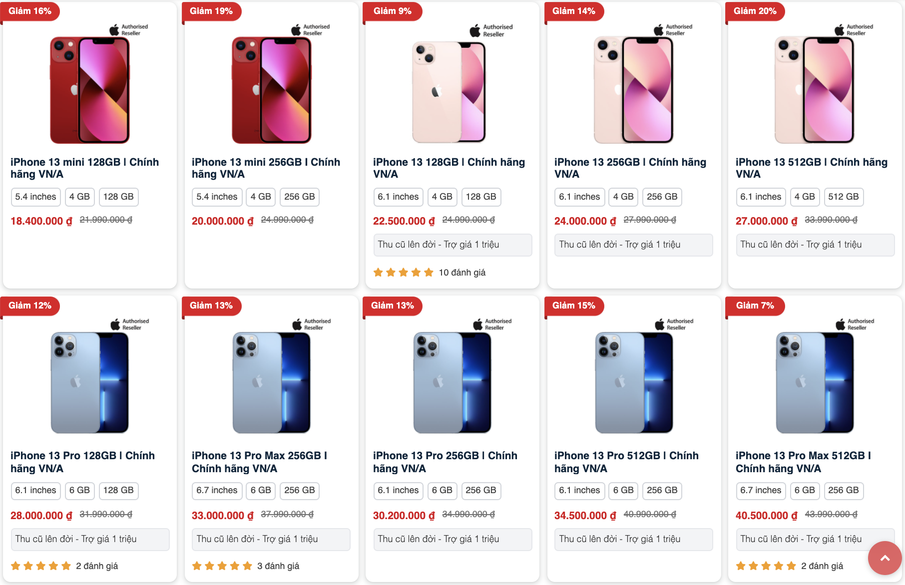 Giá iPhone 13 series giảm cực sâu dịp giáp Tết Nguyên đán 2022: Mua ở đâu để có giá rẻ nhất? - Ảnh 3.