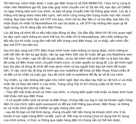 Cảnh báo chiêu trò lừa đảo nâng cấp sim, nhằm chiếm đoạt tài khoản ngân hàng và các ví điện tử được liên kết! - Ảnh 4.