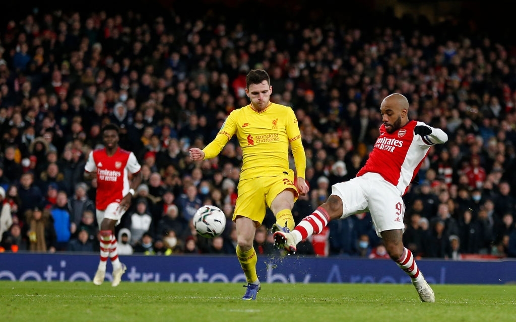 Jota sắm vai &quot;siêu anh hùng&quot;, Liverpool hạ gục Arsenal để vào chung kết cúp Liên đoàn Anh - Ảnh 5.