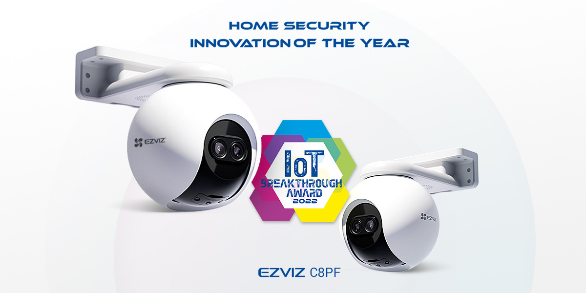 Camera an ninh ống kính kép C8PF của EZVIZ đạt giải “Đột phá về IoT 2022” - Ảnh 1.
