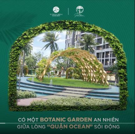 Săn tìm căn hộ sinh thái giữa vườn Botanic Garden ở “quận Ocean” phía Đông Hà Nội - Ảnh 1.