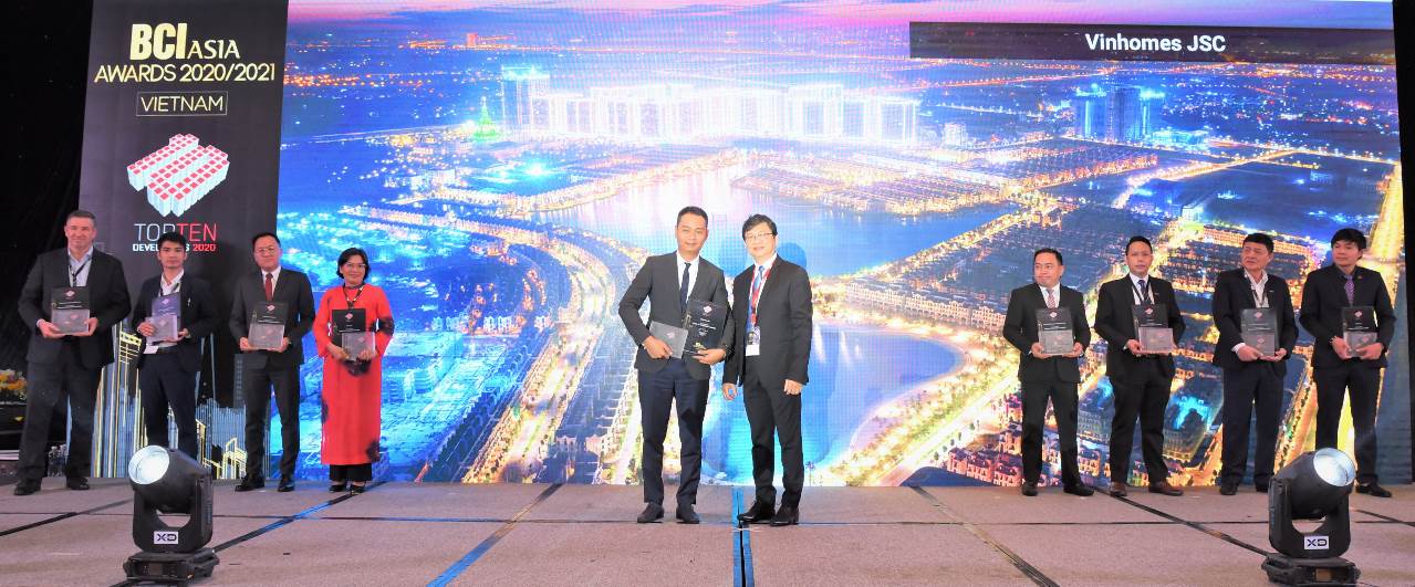Vinhomes được vinh danh chủ đầu tư bất động sản hàng đầu Việt Nam tại BCI ASIA AWARDS - Ảnh 1.