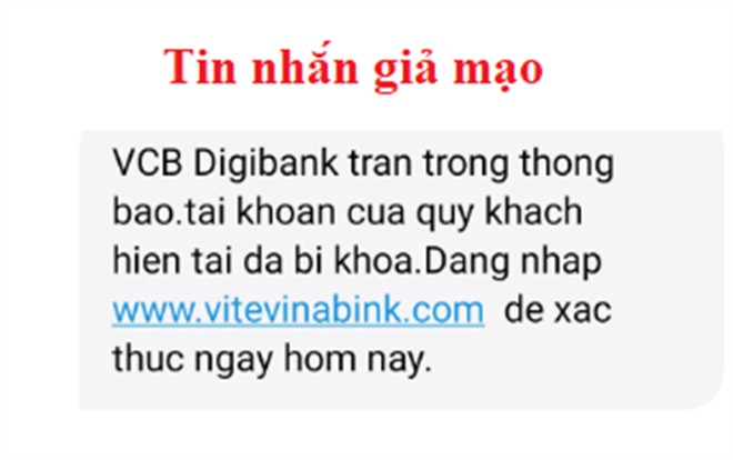 Một ngân hàng Việt Nam cảnh báo chiêu lừa mạo danh trong dịp Tết, nguy cơ mất trắng tiền trong tài khoản nếu không biết điều này - Ảnh 1.