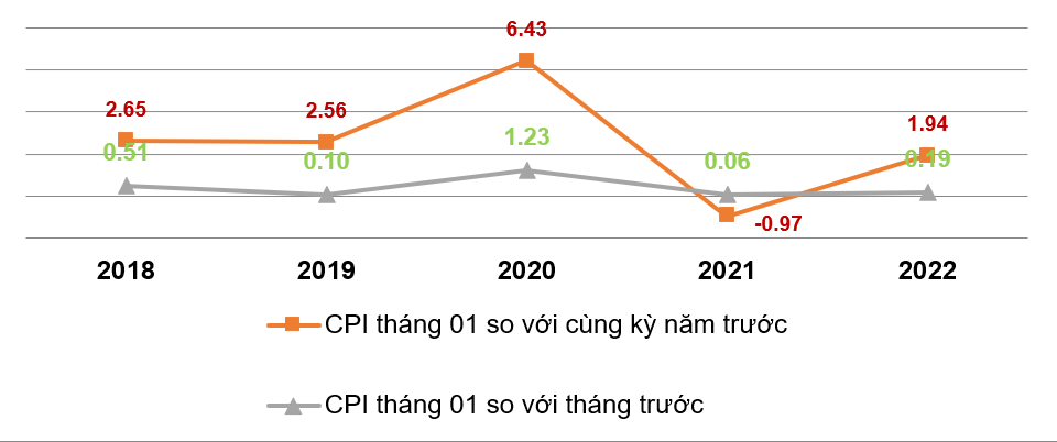 CPI tháng giáp Tết Nguyên đán tăng 1,94% so với cùng kỳ  - Ảnh 1.