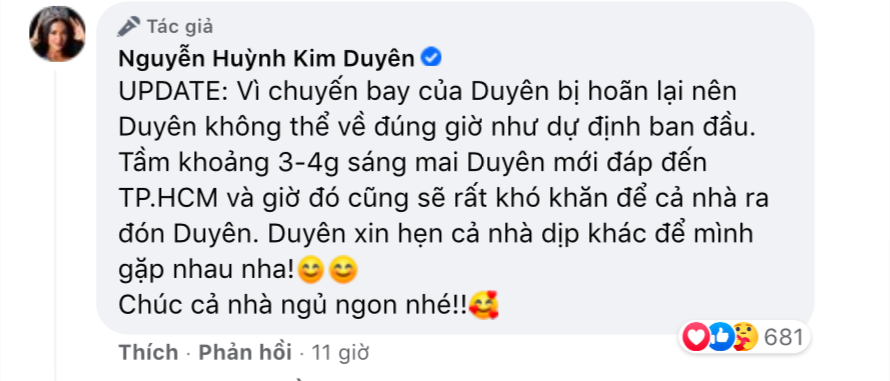 Kim Duyên lặng lẽ về nước giữa đêm sau thành tích Top 16 Miss Universe, được chào đón thế nào? - Ảnh 4.