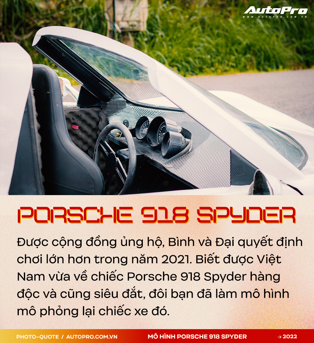 Đôi bạn 9X Tây Nguyên làm mô hình Porsche 918 Spyder được Supercar Blondie hâm mộ: ‘Sẽ chơi lớn để bạn bè quốc tế phải trầm trồ’ - Ảnh 4.