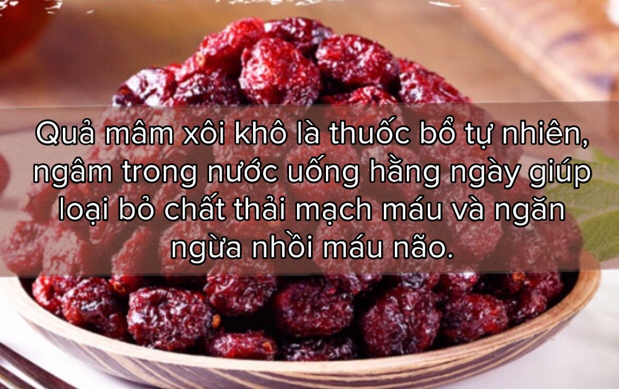 Loại trái cây khô này chính là vua loại bỏ huyết khối tự nhiên: Ngâm nước uống mỗi ngày vừa thơm ngon vừa giúp lọc máu, nhồi máu não cũng phải tránh xa - Ảnh 2.